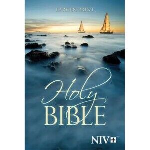 Larger Print Bible-NIV by Zondervan used